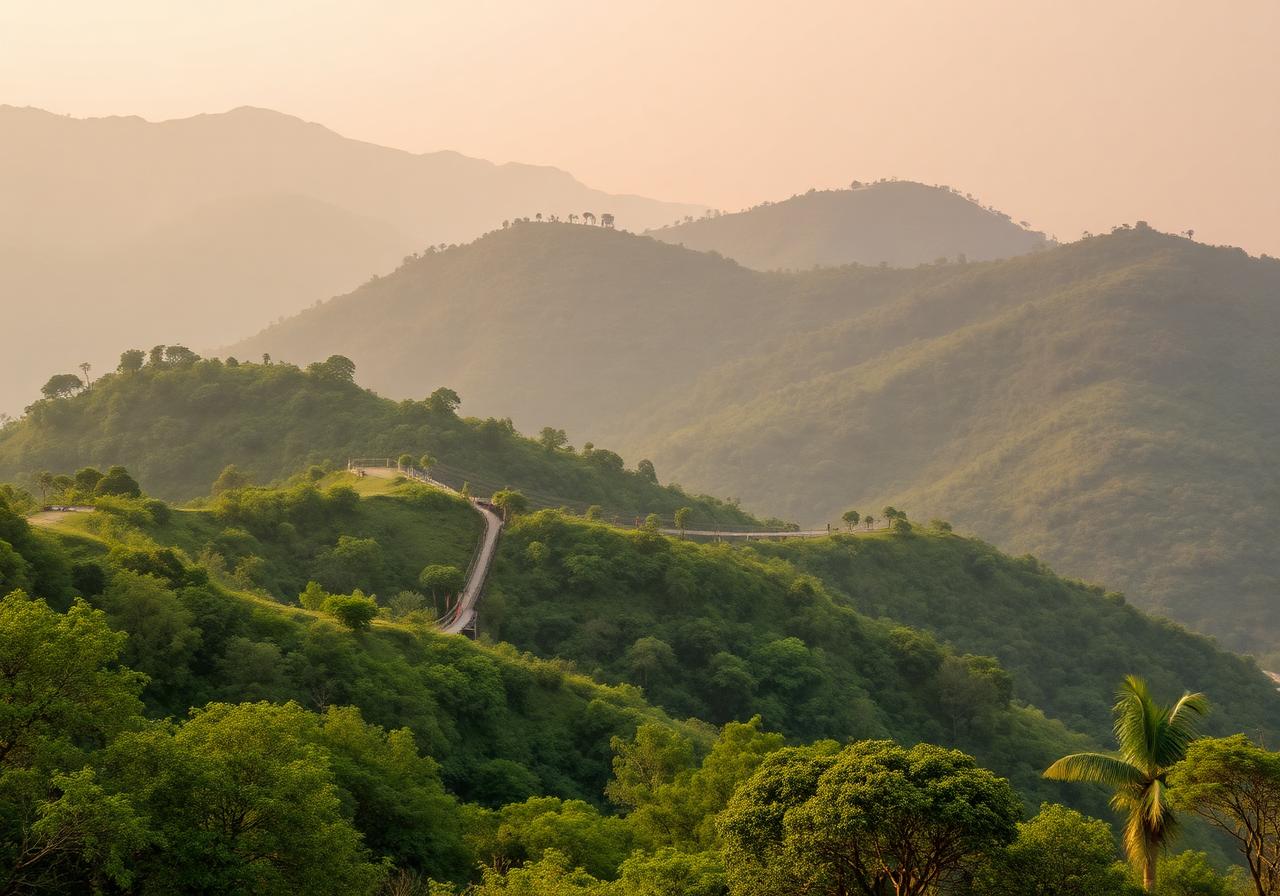 Rajgir hills landscape